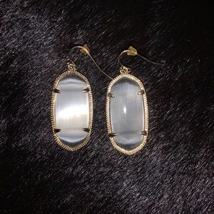 slate grey kendra scott earrings